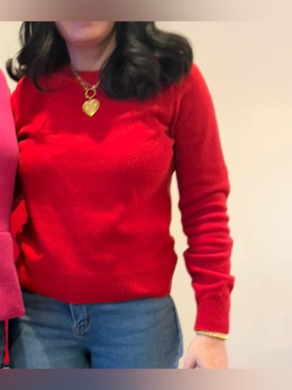 GAP Women’s Red Crewneck Sweater